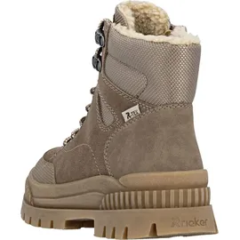 Rieker Schnürboots in beige - Gr.: 40