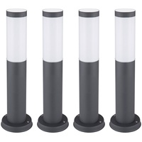 ETC Shop Wegeleuchte dimmbar mit Fernbedienung LED Sockelleuchte Gartenlampe