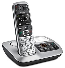 Gigaset E560A Schnurloses Telefon platin