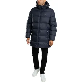 GANT »ACTIVE CLOUD MID Length Puffermantel, regular fit, abnehmabre Kapuze, 2-Wege-Reißverschluss