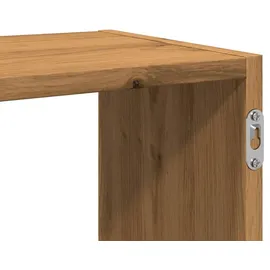 vidaXL Wandregal 100 x 25 x 50 cm Braun