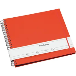 Uni Maxi Mucho Fotoalbum orangefarben mit schwarzen Karten