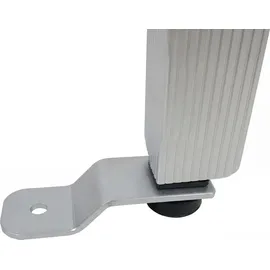 MCW Aluminium Verkleidung für Klimaanlage/Wärmetauscher P94 110x96x43cm Grau/Weiß