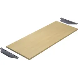 Bito Arbeitsplatten B 2000 mm x T 800 mm, graualuminium