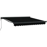 vidaXL Automatische einziehbare Markise 300 x 250 cm schwarz