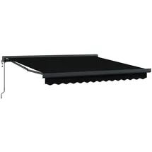 vidaXL Automatische einziehbare Markise 300 x 250 cm schwarz