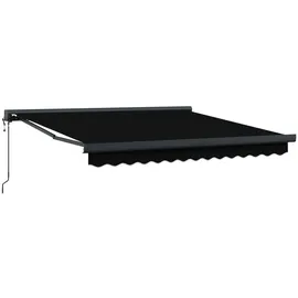 vidaXL Automatische einziehbare Markise 300 x 250 cm schwarz