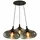 s.luce Cruet 3-flg. 28 cm Rauch/Rund/Glas