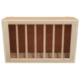 vidaXL Heuraufe für Kaninchen 37 × 18,5 × 23 cm
