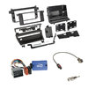 CLARION Radioeinbauset 2-DIN Radioblende+Lenkradadapter für BMW 3er (E46) 1998-2007 (1 Schalter)