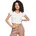 URBAN CLASSICS Cropped Button Up Rib Tee -