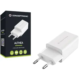 Conceptronic ALTHEA06W Ladegerät für Mobilgeräte Universal Weiß