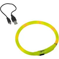 Vadigran Visible Leuchthalsband Gelb L