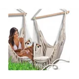QLS Hängesessel Boho-Stil Beige
