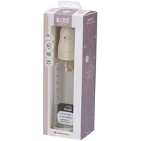 Bibs Zuigfles Glas 240ml Complete Set Ivory 1 St