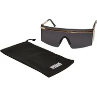 URBAN CLASSICS Unisex Sunglasses Sardinia Sonnenbrille, Black/Gold, Einheitsgr e EU