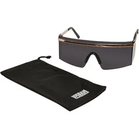 URBAN CLASSICS Unisex Sunglasses Sardinia Sonnenbrille, Black/Gold, Einheitsgr e EU