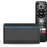 X6 Android 11 Smart TV Box Amlogic S905Y4 4K Media Player LPDDR4 2GB EMMC 16GB mit SATA6 HDD Slot 2.4G/5G Dualband WiFi BT4 VP9 H.265 Dekodierung m...