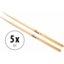 5 Paar XDrum Schlagzeug Sticks 7A Nylon Tip