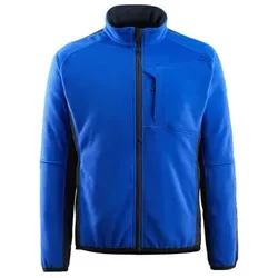 Fleecejacke Hannover korn-blau/schwarz-blau Größe XXXL - blau - XXXL