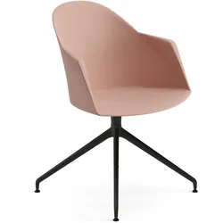 Arper Cila Armsessel, kunststoff, schwarz / terrakotta #2229