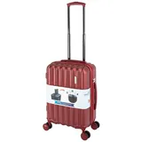 Travelhouse Porto Laptop-Koffer Laptop-Trolley Handgepäck, Rot - Rot