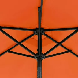 vidaXL Sonnenschirm 225 x 225 cm Grau