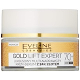 Eveline Cosmetics Gold Lift Expert Antifalten Stark straffende CREME TAG&NACHT 70+ mit 24Karat Gold 50ml