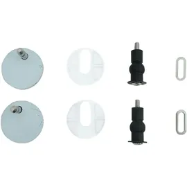 vidaXL Toilettensitz mit Soft-Close-Deckel Stein-Design Grau