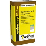 Weber Saint Gobain weber.rep R4 duo Reparaturmörtel & Feinspachtel zementgrau 20 kg