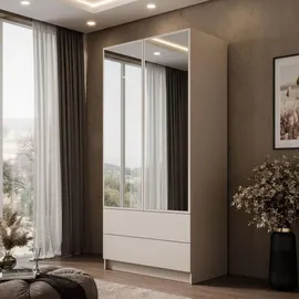 lookway Drehtürenschrank Aurel Kaschmir 100 x 210 x 57 cm Beige