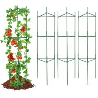 Vevor 6er-Pack Tomatenkäfige für den Garten, 48 Zoll Tomatenspalier-Pflanzenpfahlstütze,