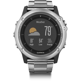 Garmin Fenix 3 Saphir titanium mit Titaniumarmband