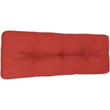 vidaXL Palettenkissen 120 x 40 x 12 cm rot 1 St.