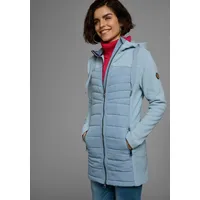 KangaROOS Langjacke KANGAROOS, Damen, Gr. 48, blau (blaugrau), Fleece,