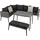 Tectake Pula Loungeset grau
