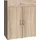 WIMEX Kombikommode 80 x 98 x 48 cm Beige / Braun