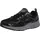 SKECHERS Go Run Consistent Sneaker, Black Leather Synthetic Gray Trim, 43 EU