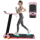 RCB Citysports Laufband WP9, Klappbares Laufband bis 12 km/ h APP walking jogging pad - schwarz