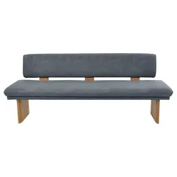 K+W Komfort & Wohnen Polsterbank »Longbeach«, (1 St.), Spitzkissenoptik im Sitz, wahlweise in der Breite 204cm oder 224cm K+W Komfort & Wohnen blau 54
