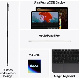Apple iPad Pro 13" (7. Generation 2024) 256 GB Wi-Fi space schwarz