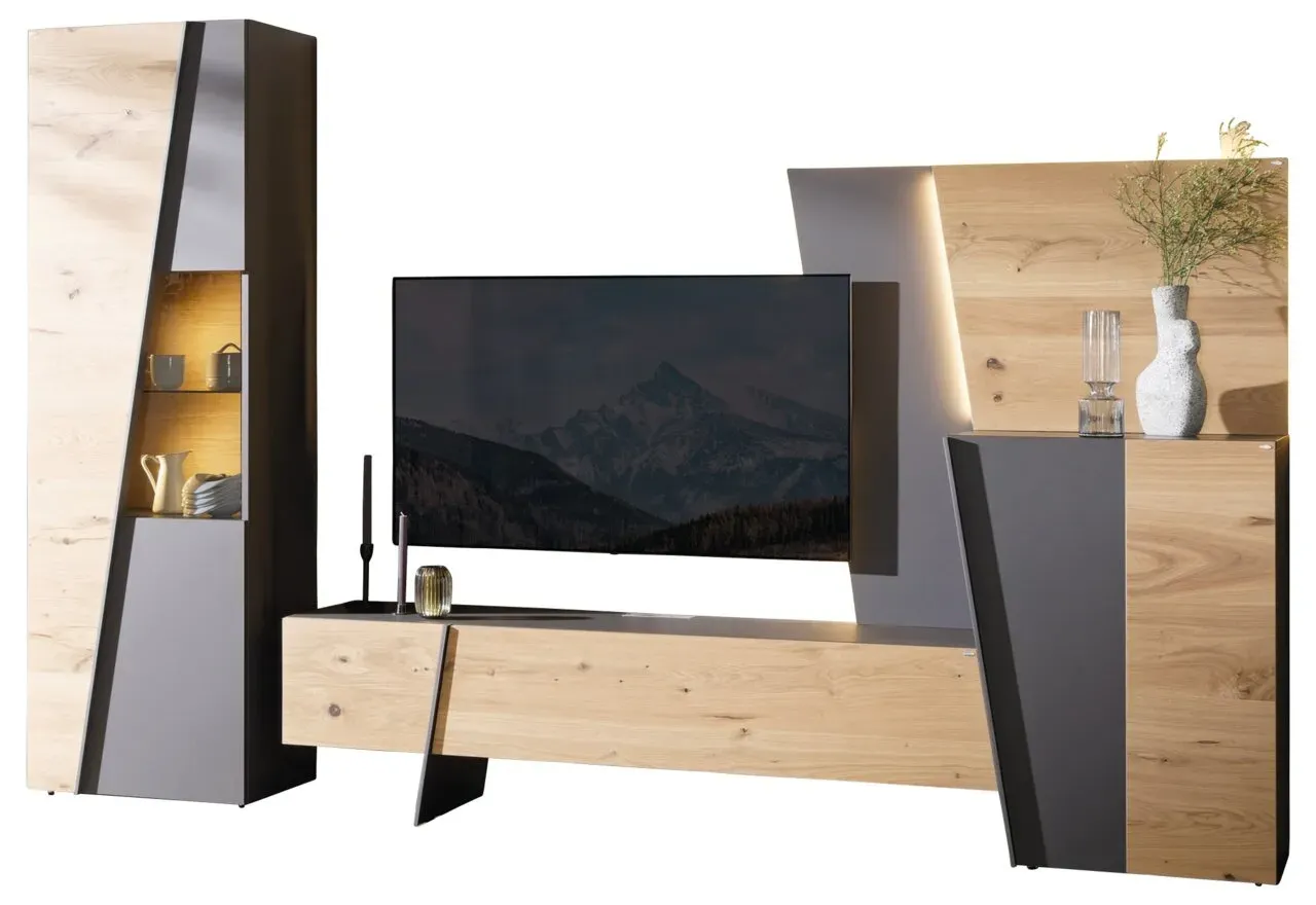 Voglauer Wohnwand BEZATONO LIVING - B/H/T ca. 319,00x202,00x44,50