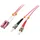 Lindy 46354 InfiniBand/Glasfaserkabel 10 m LC ST Pink