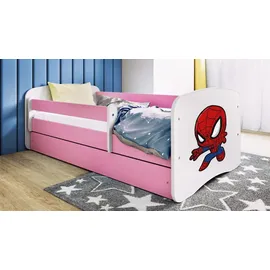 raumhirsch furniture Kinderbett Raumhirsch 80 x 180 cm Holzwerkstoff rosa