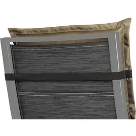 ASPERO Sitzkissen 8 x 40 x 5 cm grau 8-tlg.