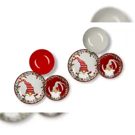 Excelsa Holly Gnomo Tafelservice 18-tlg. bunt