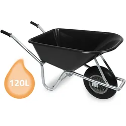 Gartenschubkarre Schubkarre Bauschubkarre 120 Liter