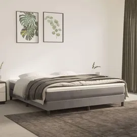 vidaXL Boxspringbettgestell 160 x 200 cm Hellgrau