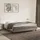 vidaXL Boxspringbettgestell 160 x 200 cm Hellgrau