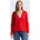 Cardigan mit V-Ausschnitt Rot XS